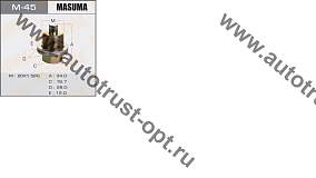 M45 Болт маслосливной С МАГНИТОМ HONDA 20*1.5 MASUMA