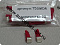 KS Лампа светодиодная T5 12V W2,0-4,6d красная, 1 SMD 5050 диод, б/ц  малая