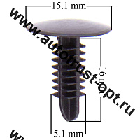 Клипса SKYWAY  S05601040  (040) универсальная