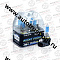 AVANTECH  Лампа высокотемпературная HB4  12V55W (110W) 5000K (AB5006) комплект 2 шт голуб.