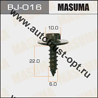 MASUMA Саморез 6х22мм (под ключ 10мм, набор 6шт) BJ-016