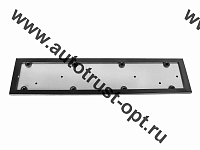 Рамка номера  металлическая SX-001B черная