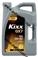 KIXX GX7 SQ   5W-40  4л Моторное синтетическое масло для бензиновых двигателей