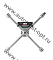 Rock Force  Ключ баллонный крестовой 1/2"  (17х19, 21-22мм)  RF-681B450