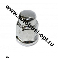 Гайка М 12*1,50*27 конус (без бурта), хром, ключ 21 (N006/12721)