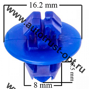 Клипса SKYWAY  S05601253 TOYOTA 253 OEM: 75495-35010, KJ-2202