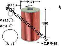 JHF Вставка масляная JO-023/O-618