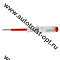 ЛОМ Отвертка индикаторная, пластиковая рукоятка, 135 мм 220V