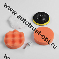 TORSO Круг для полировки, 100мм набор 5предметов