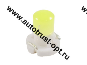 KS Лампа светодиодная T3 12V W2,0-4,6d белая, 1 COB диод, б/ц  малая, патрон