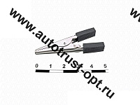 Зажим 8-0028 Black (крокодил 18,5х47мм)