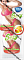 Ароматизатор-пластинка "FRESH WAY" Dry Sexy (Mango and pomelo) бумажный