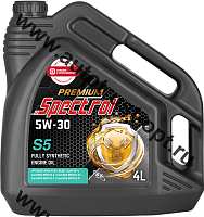 Масло моторное Spectrol PREMIUM S5  5W30 API SN/CF (универсальное, синт) 4л