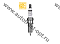 Свеча зажигания ЭЗ YTTRIUM  WR8DC+ (аналог W16EPR-U 3021 3345)
