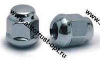 Гайка М 12*1,50*30 конус, хром, ключ 19мм (N008/13019*30)