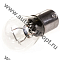 SKYWAY Автолампа P21W (1156) BA15s 24V 1-конт 21W   460Лм  СПУТНИК 2900К Теплый, кор min10	