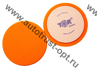 Полировальный круг TOR 2000  D150х30мм, оранжевый, средний, на липучке
