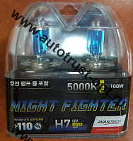 AVANTECH  Лампа высокотемпературная H7 12V55W (100W) 5000K  (AB5007) комплект 2 шт