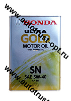 Honda ULTRA GOLD 5W40 SN (синт) 4л