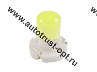 KS Лампа светодиодная T3 12V W2,0-4,6d белая, 1 COB диод, б/ц  малая, патрон