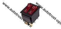 Переключатель КСД6-16A, 250V (двойной)