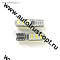 KS Лампа светодиодная T10 12V W2,1-9,5d  6 SMD 5730 диодов,  б/ц  белая, силикон