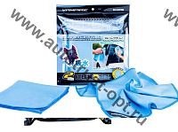 StreakFree безворсовая для стекла из микрофибры 400х400, Голубая, 300 гр/м2, GG2010