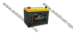 АКБ President AGM Hybrid AX  S 65D26L  75а/ч 