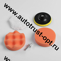 TORSO Круг для полировки, 100мм набор 5предметов