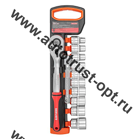 BaumAuto Набор инстр,гол.с трещоткой и удлинителем наб.12пр.1/2"(10-15,17,19,21,24мм) BM-012-5MSA