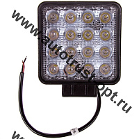Фары светодиодные OF ROAD SKYWAY 107*107мм 12V/24V 48W 6000K 16 диодов дальний свет