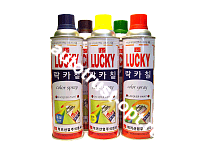 Lucky Краска спрей 388 (черная матовая) 530мл