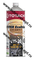 Масло моторное TOTACHI HYPER EcoDrive 0W20 API SP/GF-6A (бензин, синт) 1л 