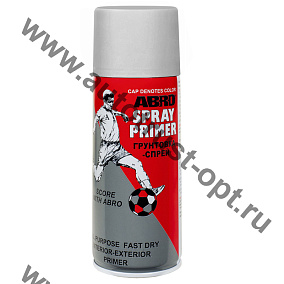 Abro MASTERS Грунтовка-спрей автомобильная (серая) 520 мл