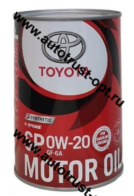 Toyota Motor Oil  0W20 SP/GF-6A 1л