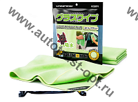 StreakFree безворсовая для стекла из микрофибры 400х400, Зелёная, 300 гр/м2, GG2011