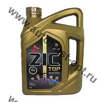 Масло моторное ZIC TOP 0w20  4л, синтетическое, API SN+, ACEA С5, универсальное