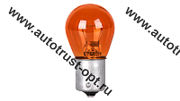 KurumaKit  Лампа накаливания S25 PY21W Amber. 12V.21W.BAU15s оранж (4570A)