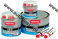 NOVOL FIBER Шпатлевка со стекловолокном 0,6 кг 