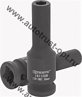 THORVIK Головка торцевая ударная глубокая 1/2" DR,  8 мм