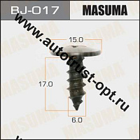 MASUMA Саморез 6х17мм (набор 10шт) BJ-017