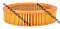 Фильтр воздушный LUXE LX-2101-B (аналог NF4001) ВАЗ (2101-1109100) круглый