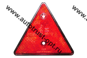 Светоотражатель треугольный (красный,  мод. ФП-401Б)
