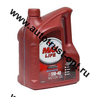 Valvoline MaxLife 5W40 SN (синт) 4л