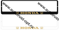 Рамка еврокнижка "Honda" белая (рельеф,золото) РЕ 02 01 00 (1.180Р)