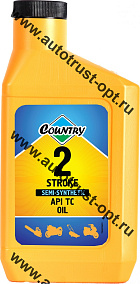 Country ST-302 2T масло для 2-х такт. двиг (п/синт) ТС 0,5л 
