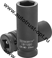 THORVIK Головка торцевая ударная глубокая 1/2" DR, 20мм