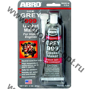 Abro Gasket Maker Герметик прокладок серый  85г (OEM 999)