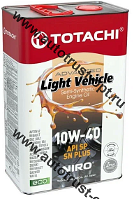 Масло моторное Totachi NIRO LV  Semi-Synthetic SAE 10W40  API SP/SN PLUS  4л 