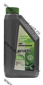 Abro Масло 4-такт 10W-40  API SJ JASO-MA-2 полусинтетика 1л.